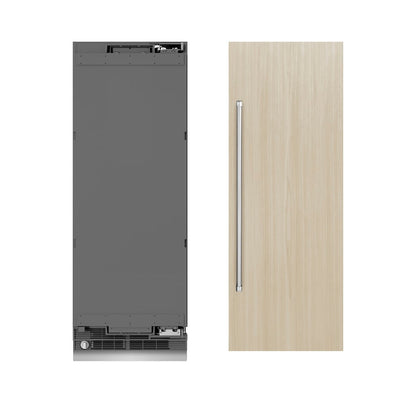 ZLINE 30 in. 16.7 cu. ft. Panel Ready Column Refrigerator with Graphite Gray Interior (RBCRV-30)
