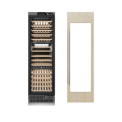 ZLINE 24 in. 12.4 cu. ft. Triple Zone 100 Bottle Panel Ready Column Wine Cooler (RBCWV-24)
