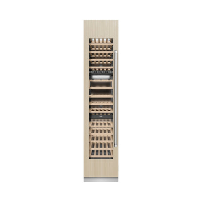 ZLINE 18 in. 9.0 cu. ft. Triple Zone 68 Bottle Panel Ready Left Hinge Column Wine Cooler (RBCWVL-18)