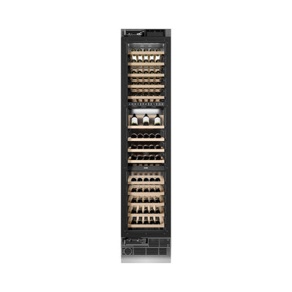ZLINE 18 in. 9.0 cu. ft. Triple Zone 68 Bottle Panel Ready Left Hinge Column Wine Cooler (RBCWVL-18)