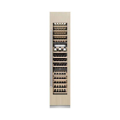 ZLINE 18 in. 9.0 cu. ft. Triple Zone 68 Bottle Panel Ready Right Hinge Column Wine Cooler (RBCWVR-18)