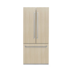 ZLINE 36" 19.6 cu. Ft. Panel Ready Built-In 3-Door French Door Refrigerator with Internal Water and Ice Dispenser (RBIV-36)