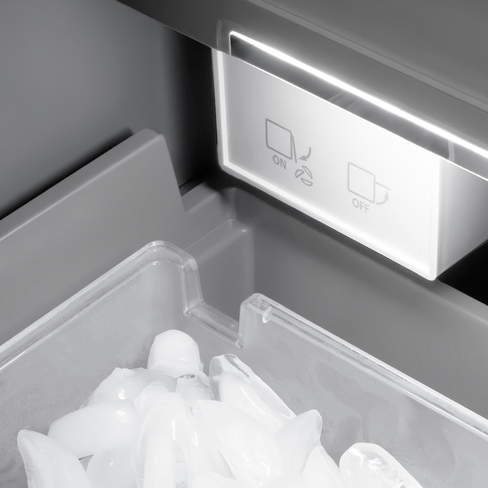 ZLINE 18 in. 8.6 cu. ft. Right Hinge Column Freezer in White Matte with Graphite Gray Interior (RCFVR-WM-18)