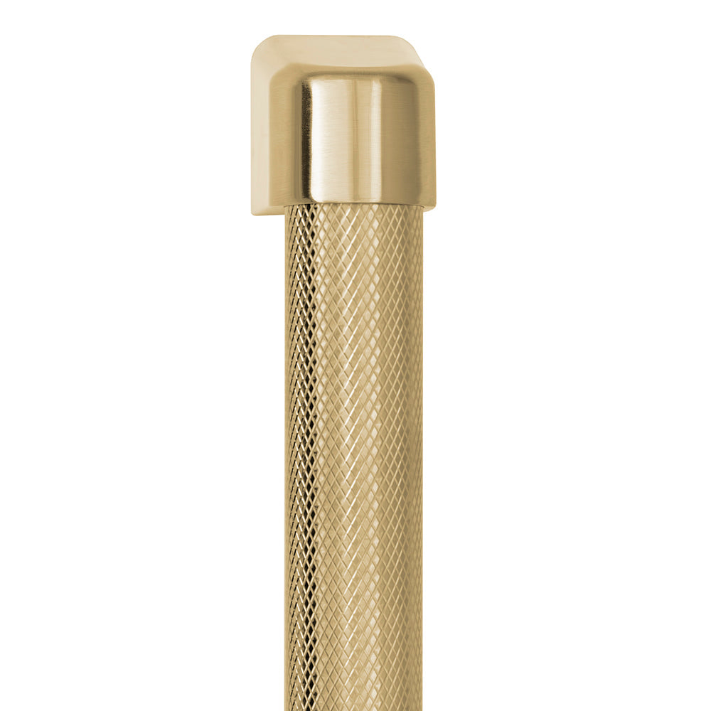 ZLINE Autograph Edition 30 in. Built-In Refrigerator Helix Handles (Set of 2) in Champagne Bronze (RBIVHZ-K-CB-30)