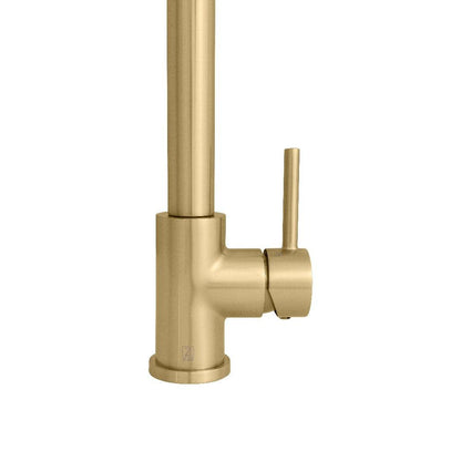 ZLINE Autograph Edition Van Gogh Pull Down Spring Kitchen Faucet with Pot Filler in Champagne Bronze (VNG-KF-CB)