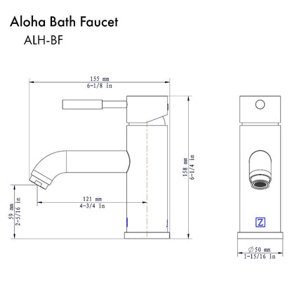 ZLINE Aloha Single Handle Bath Faucet in Chrome (ALH-BF-CH)