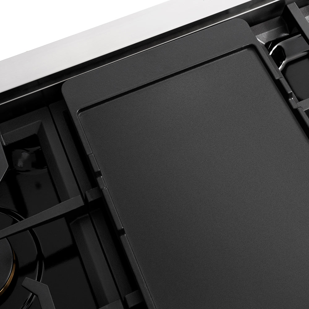 ZLINE 48 in. Classic Gas Rangetop with 8 Burners and Porcelain Cooktop in Stainless Steel (RT48)