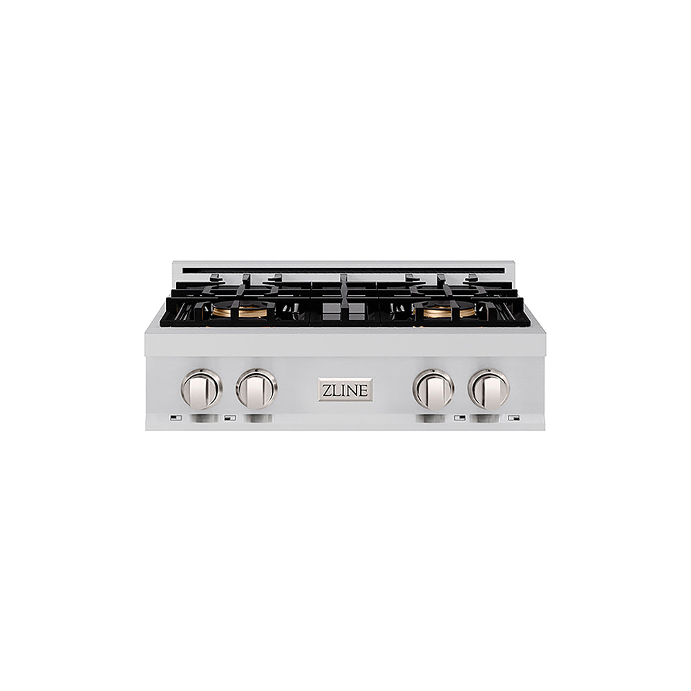 ZLINE 30 in. Classic Gas Rangetop with 4 Burner DuoPro™ Cooktop in Stainless Steel (PCRT30)