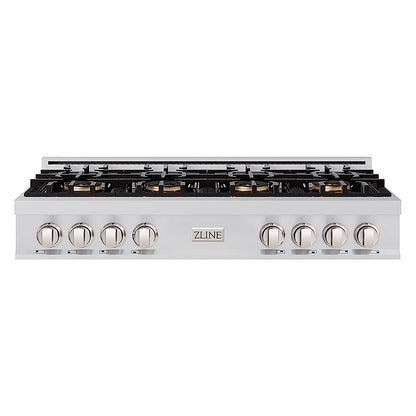 ZLINE 48 in. Classic Gas Rangetop with 8 Burner DuoPro™ Cooktop in Stainless Steel (PCRT48)