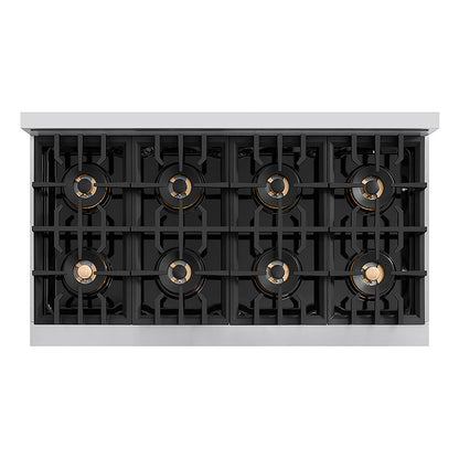 ZLINE 48 in. Classic Gas Rangetop with 8 Burner DuoPro™ Cooktop in Stainless Steel (PCRT48)