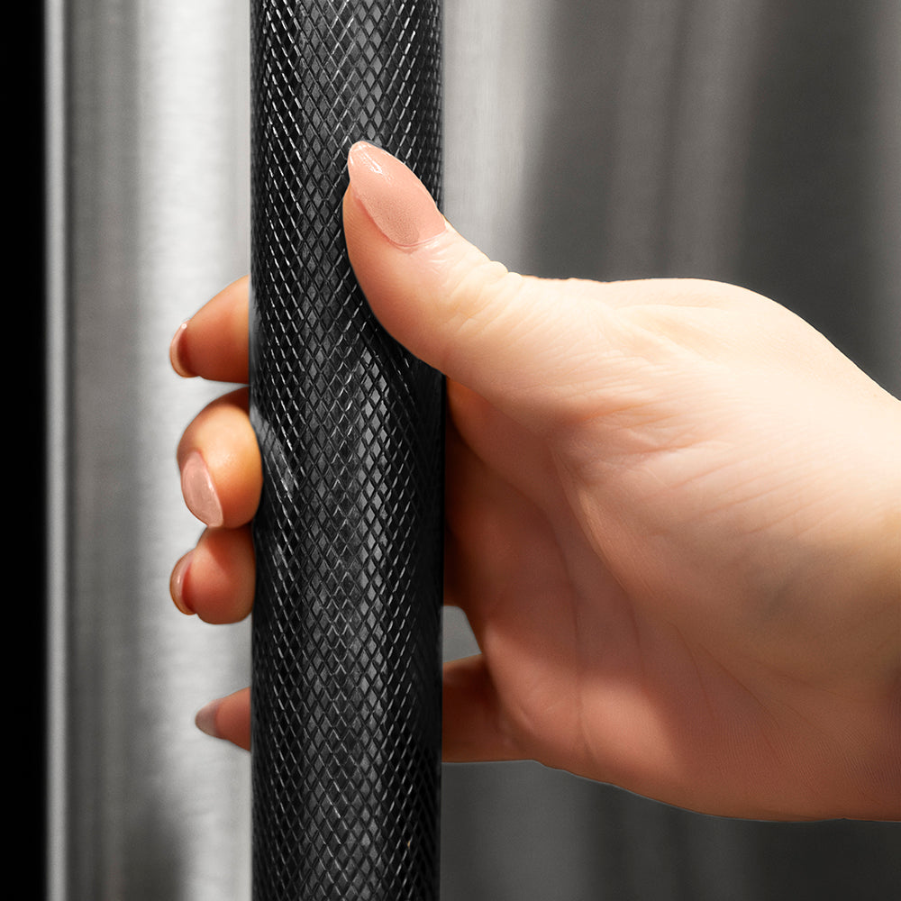 ZLINE Column Refrigeration Helix Handle (Set of 1) in Black Stainless Steel (RCHZ-K-BS)