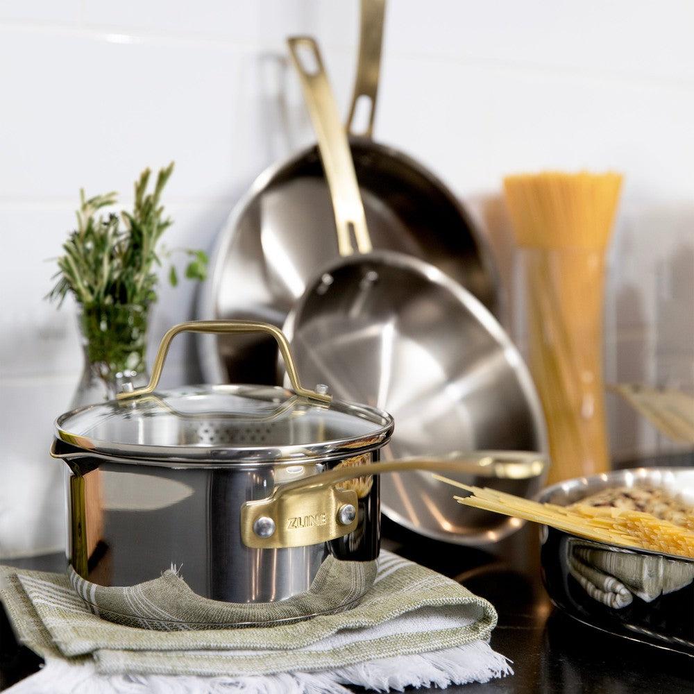 ZLINE 10-Piece Non-Toxic Stainless Steel Cookware Set (CWSETL-ST-10)