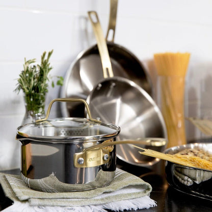 ZLINE 10-Piece Non-Toxic Stainless Steel Cookware Set (CWSETL-ST-10)