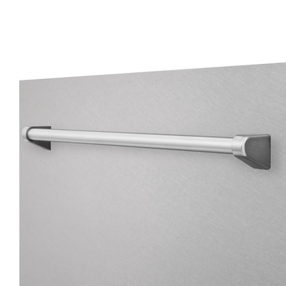 ZLINE 36 in. Kitchen Package with Satin Stainless Dual Fuel Range, Ducted Vent Range Hood and Tall Tub Dishwasher (3KP-RASRH36-DWV)