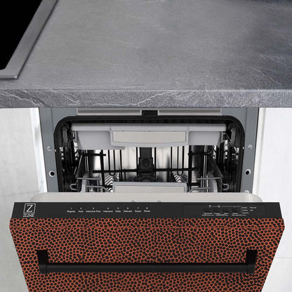 ZLINE 18 in. Tallac Series 3rd Rack Top Control Dishwasher with a Stainless Steel Tub with Hand-Hammered Copper Panel, 51dBa (DWV-HH-18)