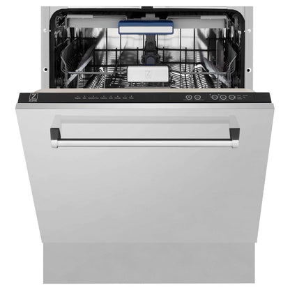 ZLINE 48 in. Kitchen Package with Stainless Steel Dual Fuel Range, Convertible Vent Range Hood and Tall Tub Dishwasher (3KP-RARH48-DWV)