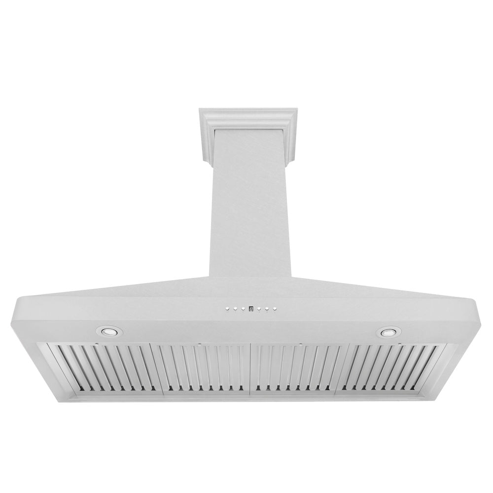 ZLINE 48 in. Ducted Wall Mount Range Hood in Satin Stainless Steel (8KF2S-48)