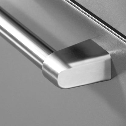 ZLINE 36 in. 21.6 cu. ft. Counter-Depth French Door Refrigerator with Water and Ice Dispenser in Fingerprint-Resistant Stainless Steel (RFM-W-36)