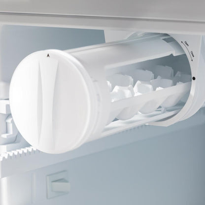 ZLINE Autograph Edition 36 in. 22.5 cu. ft. Counter-Depth French Door Refrigerator with Ice Maker in Fingerprint-Resistant Stainless Steel with Matte Black Modern Handles (RFMZ-36-FMB)