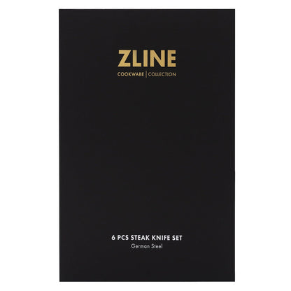 ZLINE 6-Piece Professional German Steel Steak Knife Set (STK-GS-6)