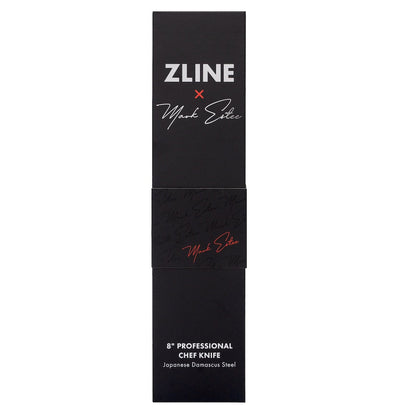 ZLINE Mark Estee 8 in. Professional Japanese Damascus Steel Chef Knife (KCKT-ME-JD)