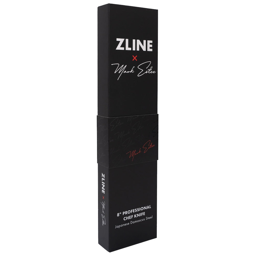 ZLINE Mark Estee 8 in. Professional Japanese Damascus Steel Chef Knife (KCKT-ME-JD)