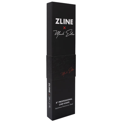 ZLINE Mark Estee 8 in. Professional Japanese Damascus Steel Chef Knife (KCKT-ME-JD)