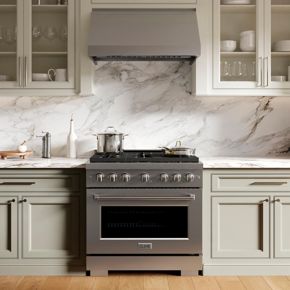 ZLINE 36 in. Convertible Vent Under Cabinet Range Hood in Stainless Steel (523-36)