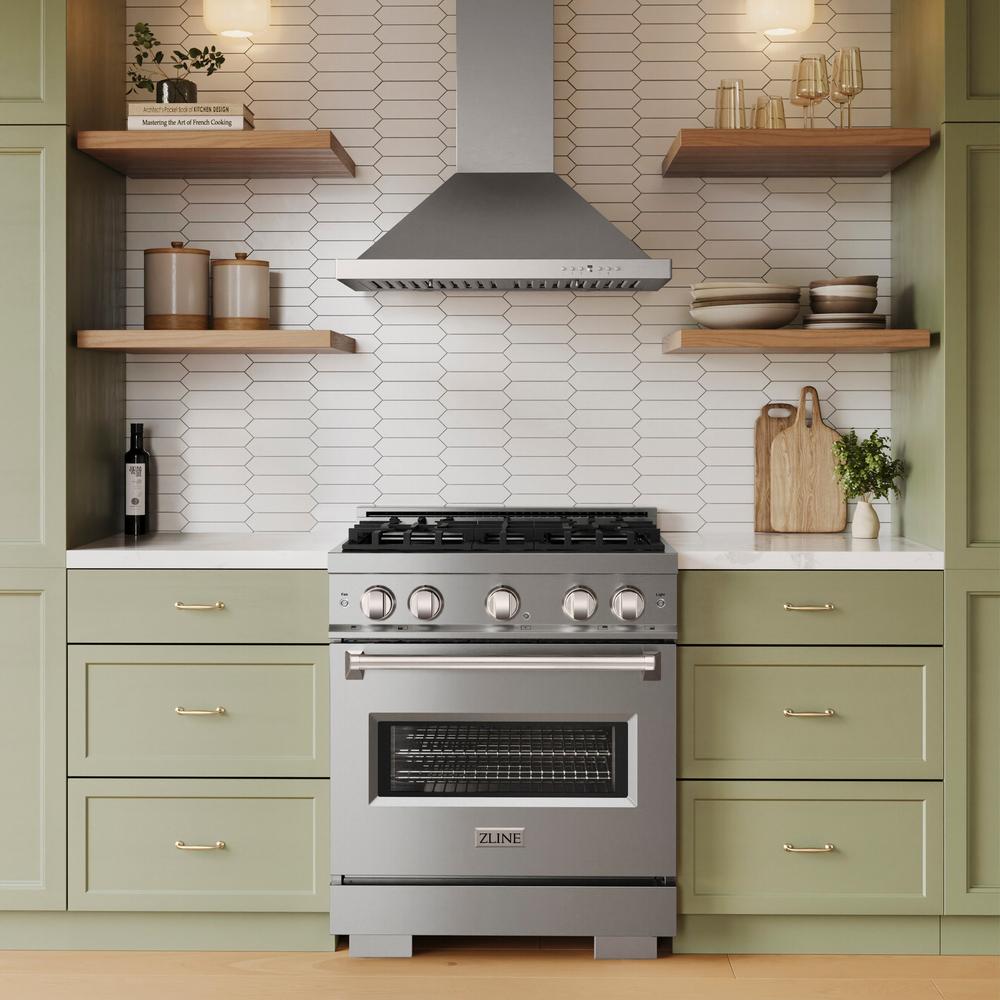 ZLINE 30 in. Convertible Vent Wall Mount Range Hood in Stainless Steel (KB-30)