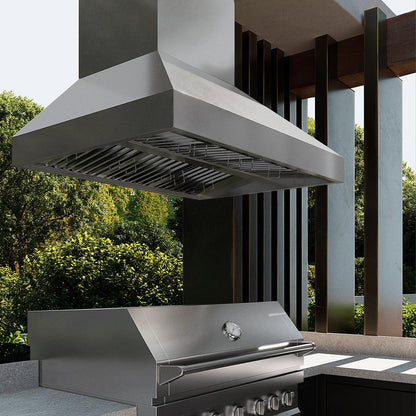ZLINE 48 in. Island Mount Outdoor Grill Hood (GOi1-48)