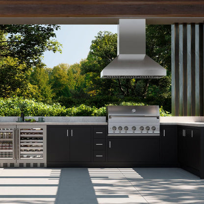 ZLINE 48 in. Island Mount Outdoor Grill Hood (GOi1-48)