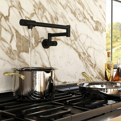 ZLINE Autograph Edition Gemini Pot Filler in Matte Black (GEM-FPF-MB)