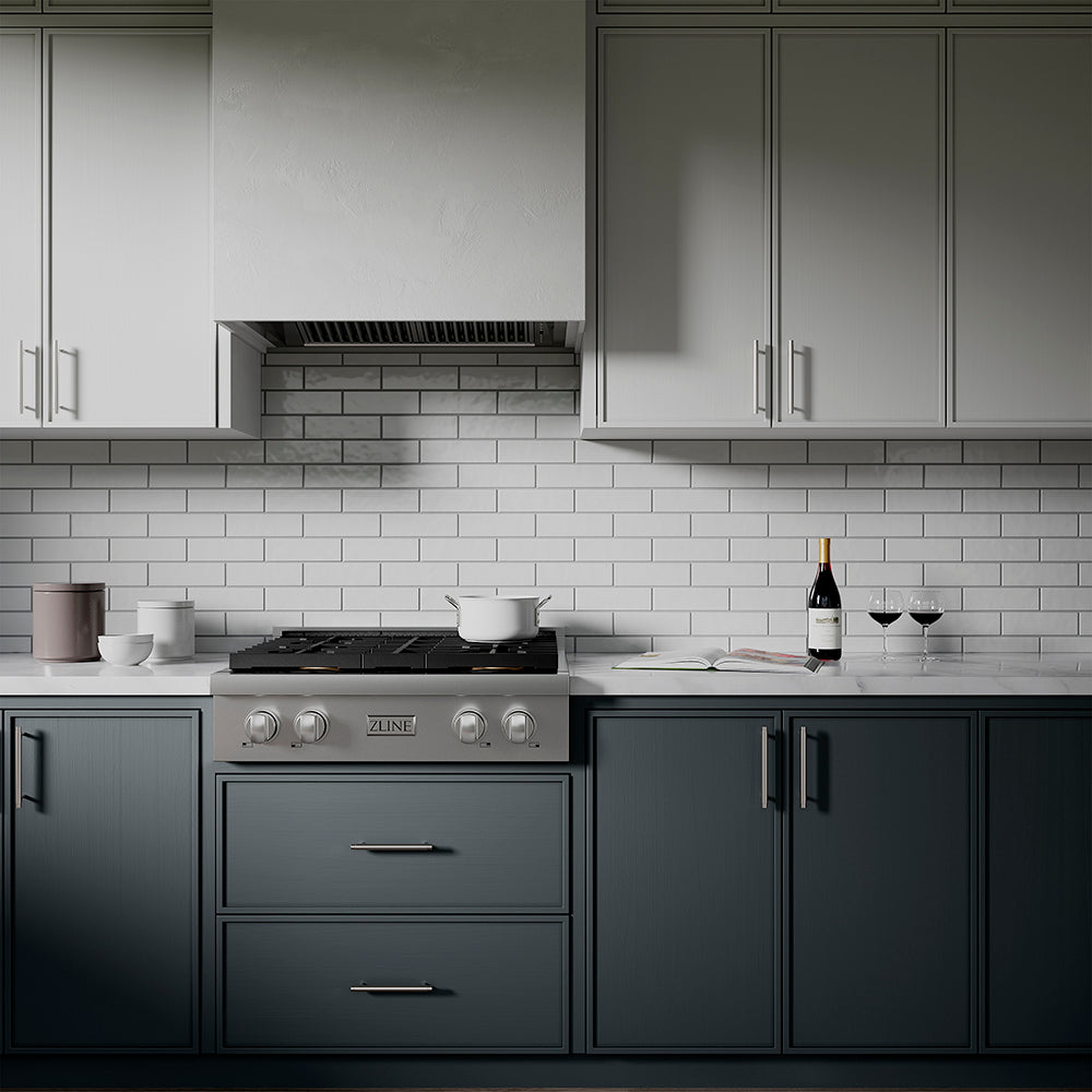 ZLINE 30 in. Paramount Gas Rangetop with 4 Burner DuoPro™ Cooktop in Stainless Steel (PSRT30)
