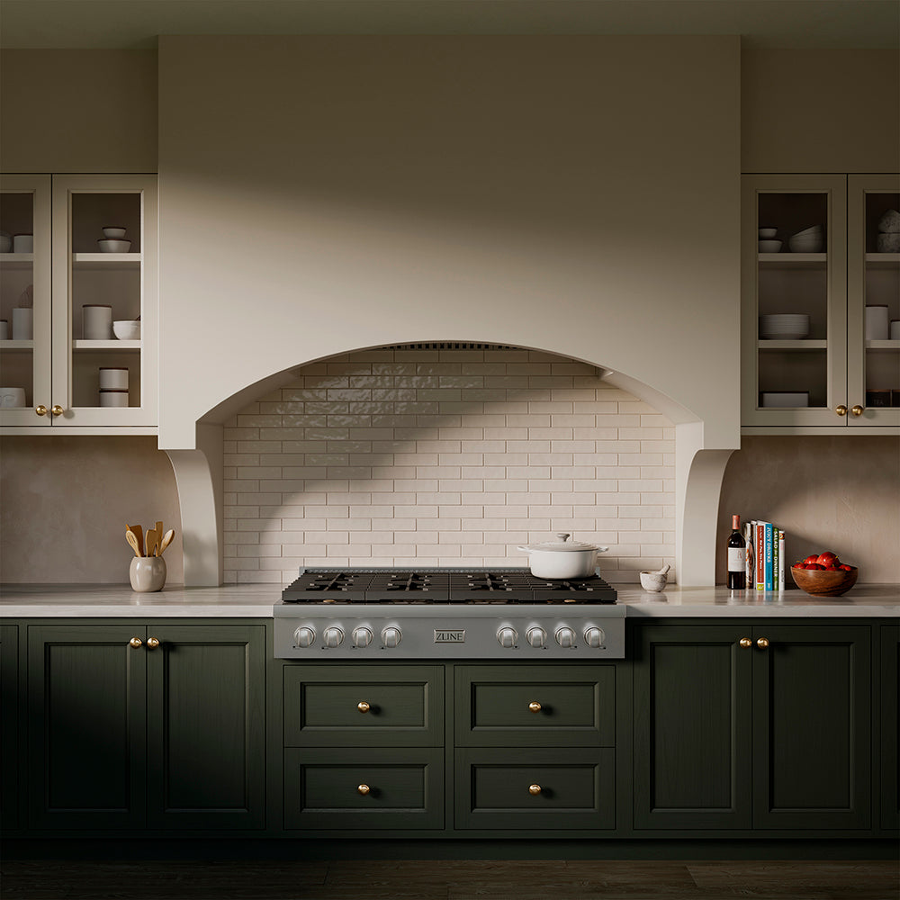 ZLINE 48 in. Paramount Gas Rangetop with 8 Burner DuoPro™ Cooktop in Stainless Steel (PSRT48)