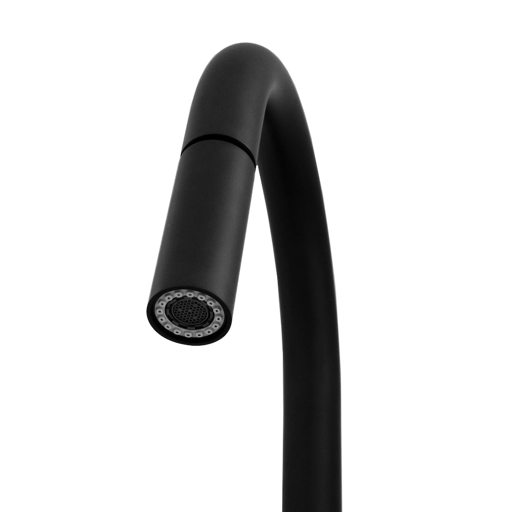 ZLINE Autograph Edition Gemini Touchless Kitchen Faucet in Matte Black (GEM-KFS-MB)