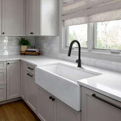 ZLINE Autograph Edition Gemini Touchless Kitchen Faucet in Matte Black (GEM-KFS-MB)