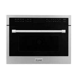 ZLINE 24" 1.6 cu ft. Built-in Convection Microwave Oven in Stainless Steel with Speed and Sensor Cooking (MWO-24)