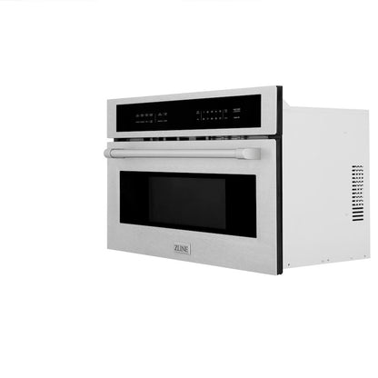 ZLINE 30 in. 1.6 cu ft. Built-in Convection Microwave Oven in Satin Stainless Steel with Speed and Sensor Cooking (MWO-30-SS)