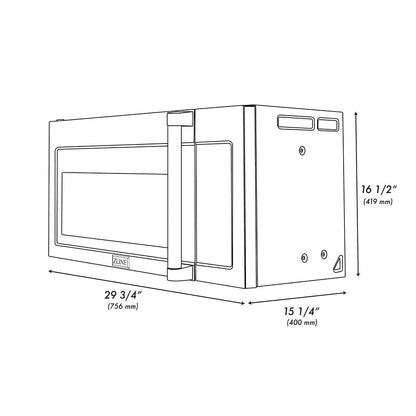 30 inch over the range microwave