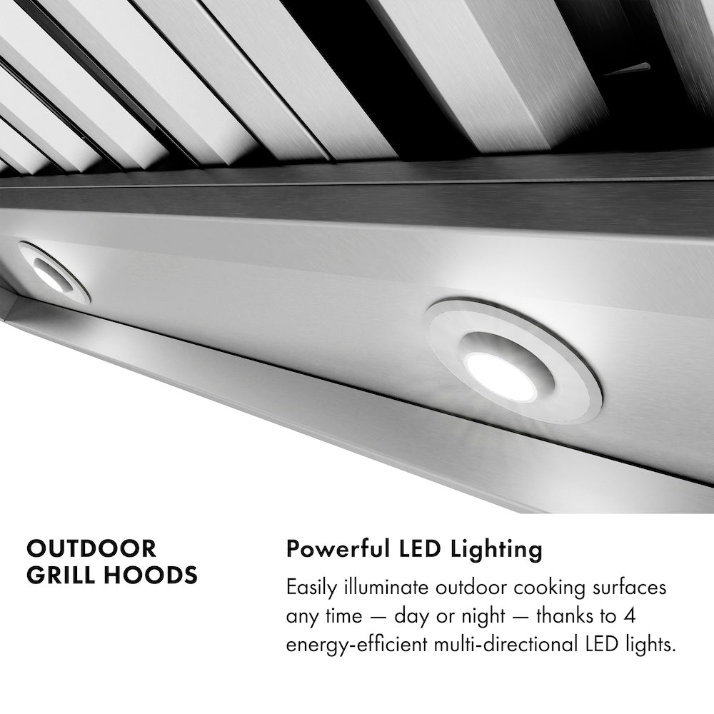 ZLINE 60 in. Wall Mount Outdoor Grill Hood (GOW1-60)