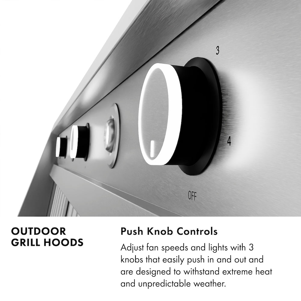 ZLINE 60 in. Wall Mount Outdoor Grill Hood (GOW1-60)