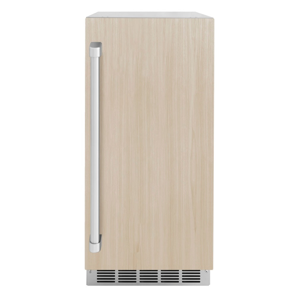 ZLINE 15 in. Touchstone Clear Cube Ice Maker with Drain Pump and Panel Ready Door (ICCDP-15)