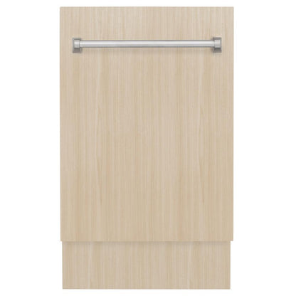 ZLINE 18 in. Tallac Series 3rd Rack Top Control Dishwasher in Custom Panel Ready with Stainless Steel Tub, 51dBa (DWV-18)