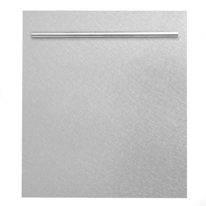 ZLINE 24 in. Top Control Built-In Dishwasher with Satin Stainless Steel Panel and Stainless Steel Tub with Modern Style Handle, 52dBa (DW-SN-24)