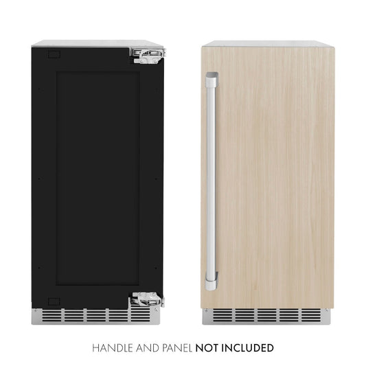 ZLINE 15 in. Touchstone Gourmet Ice Maker with Drain Pump and Panel Ready Door (IGMDP-15)