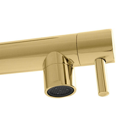 ZLINE Autograph Edition Van Gogh Pull Down Spring Kitchen Faucet with Pot Filler in Polished Gold (VNG-KF-PG)
