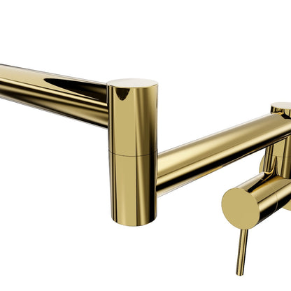 ZLINE Autograph Edition Gemini Pot Filler in Polished Gold (GEM-FPF-PG)