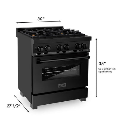 30 inch dual fuel range