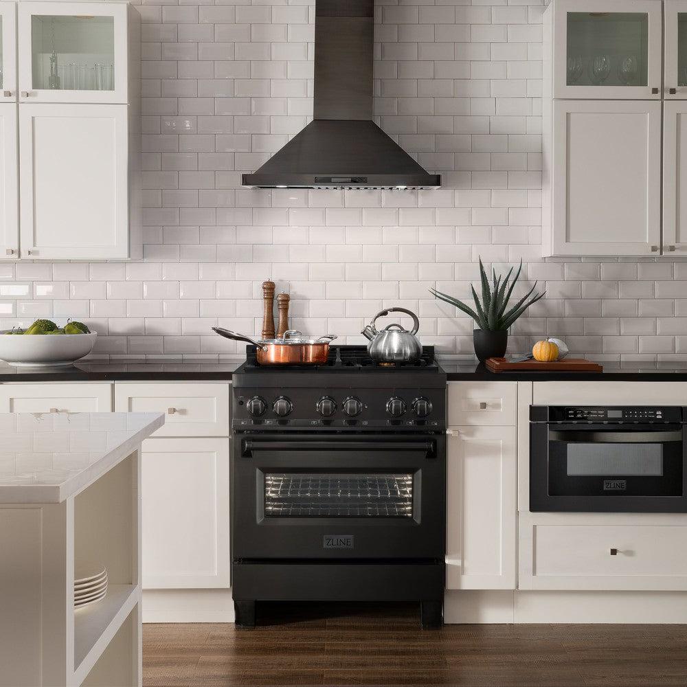 30 inch dual fuel range