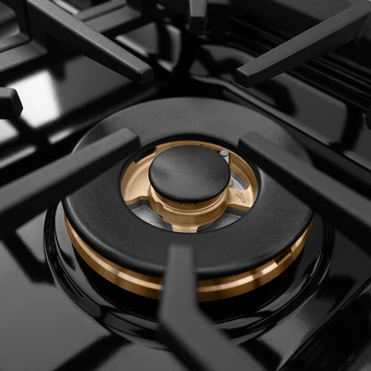 ZLINE 30 in. Paramount Gas Rangetop with 4 Burner DuoPro™ Cooktop in Black Satin Stainless Steel (PSRTBS-30)